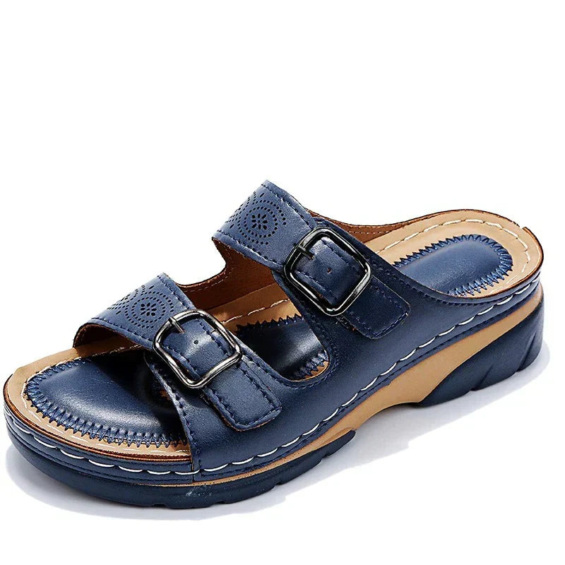 Plateau-Sandalen