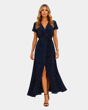Aurélisse Kleid mit V-Ausschnitt