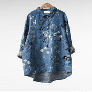 Olivia | Oversized Leinen-Bluse