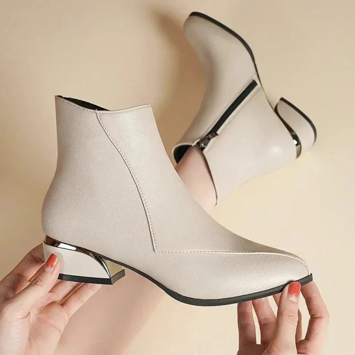 Stiefeletten mit Reißverschluss