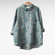 Olivia | Oversized Leinen-Bluse