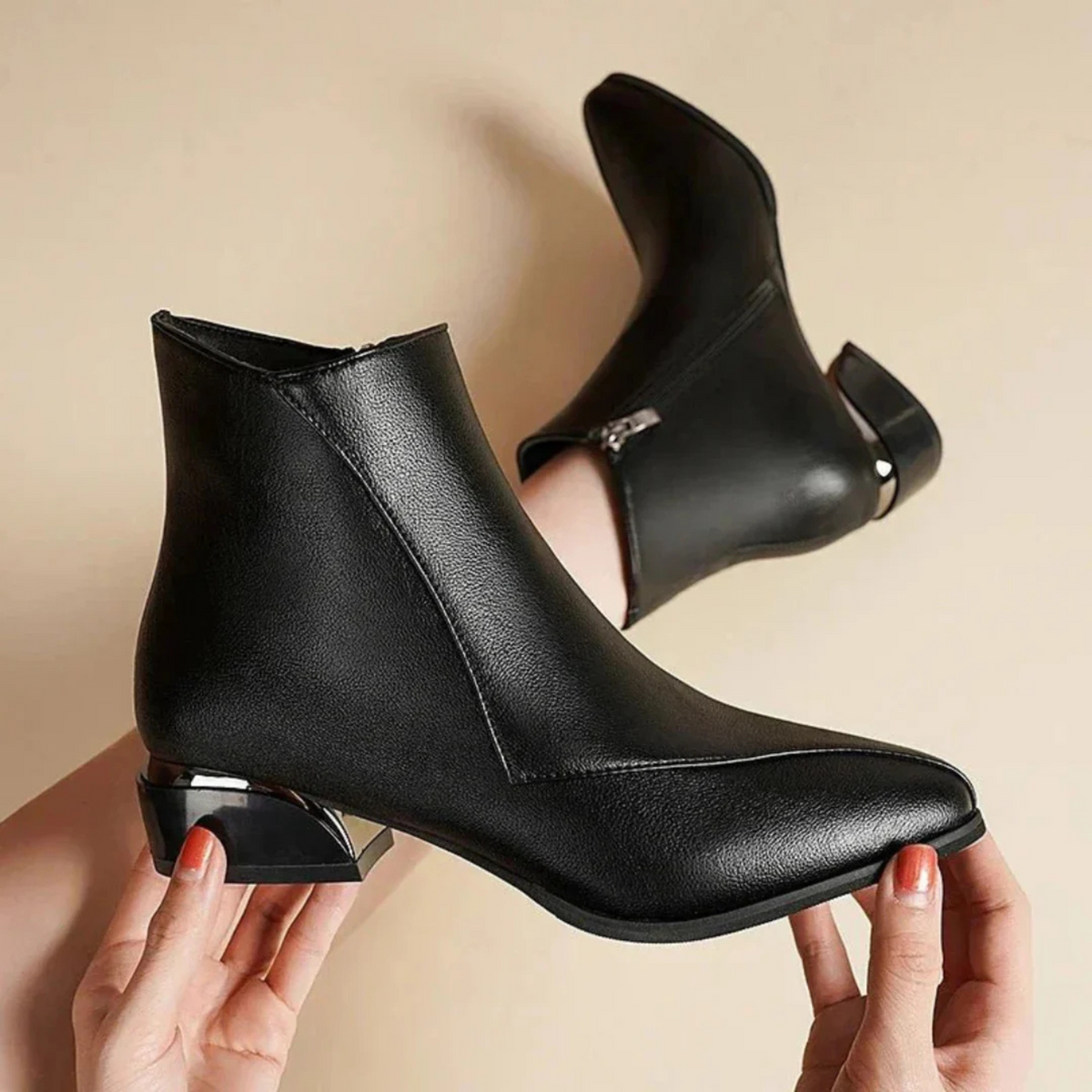 Stiefeletten mit Reißverschluss