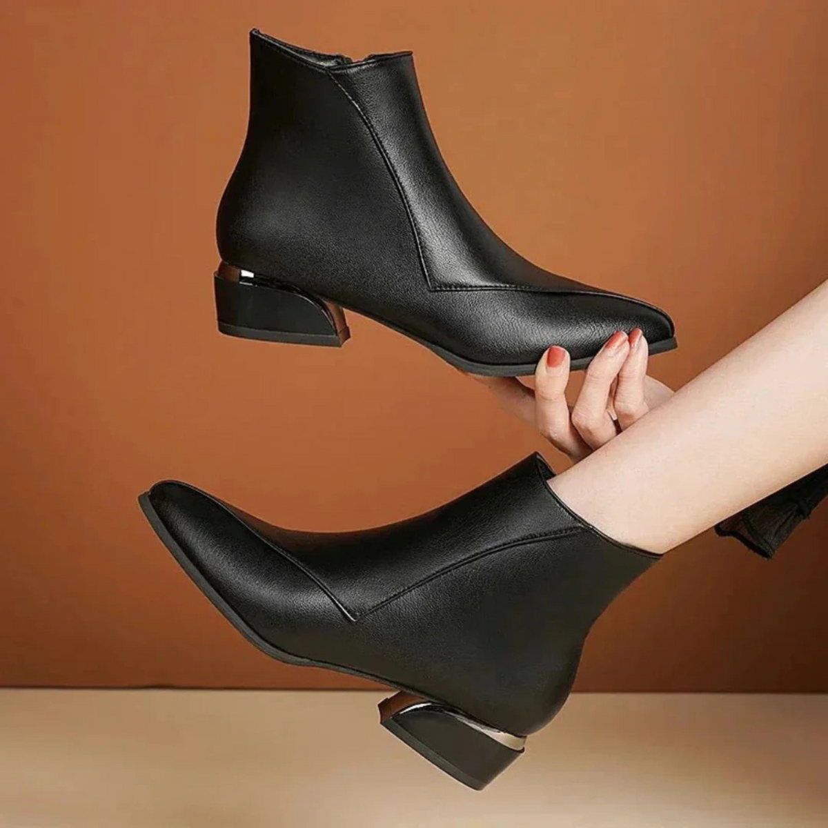 Stiefeletten mit Reißverschluss
