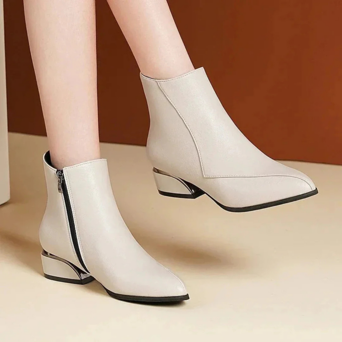 Stiefeletten mit Reißverschluss