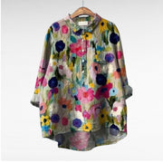 Olivia | Oversized Leinen-Bluse