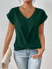 Sina | T-Shirt mit Sweetheart-Ausschnitt (1+1 GRATIS)
