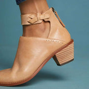Stiefeletten mit Blockabsatz