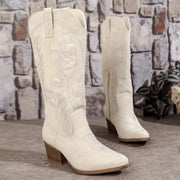 Gestickte Westernstiefel
