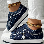 Lotte | Elegante Damen-Sneaker mit floralen Details