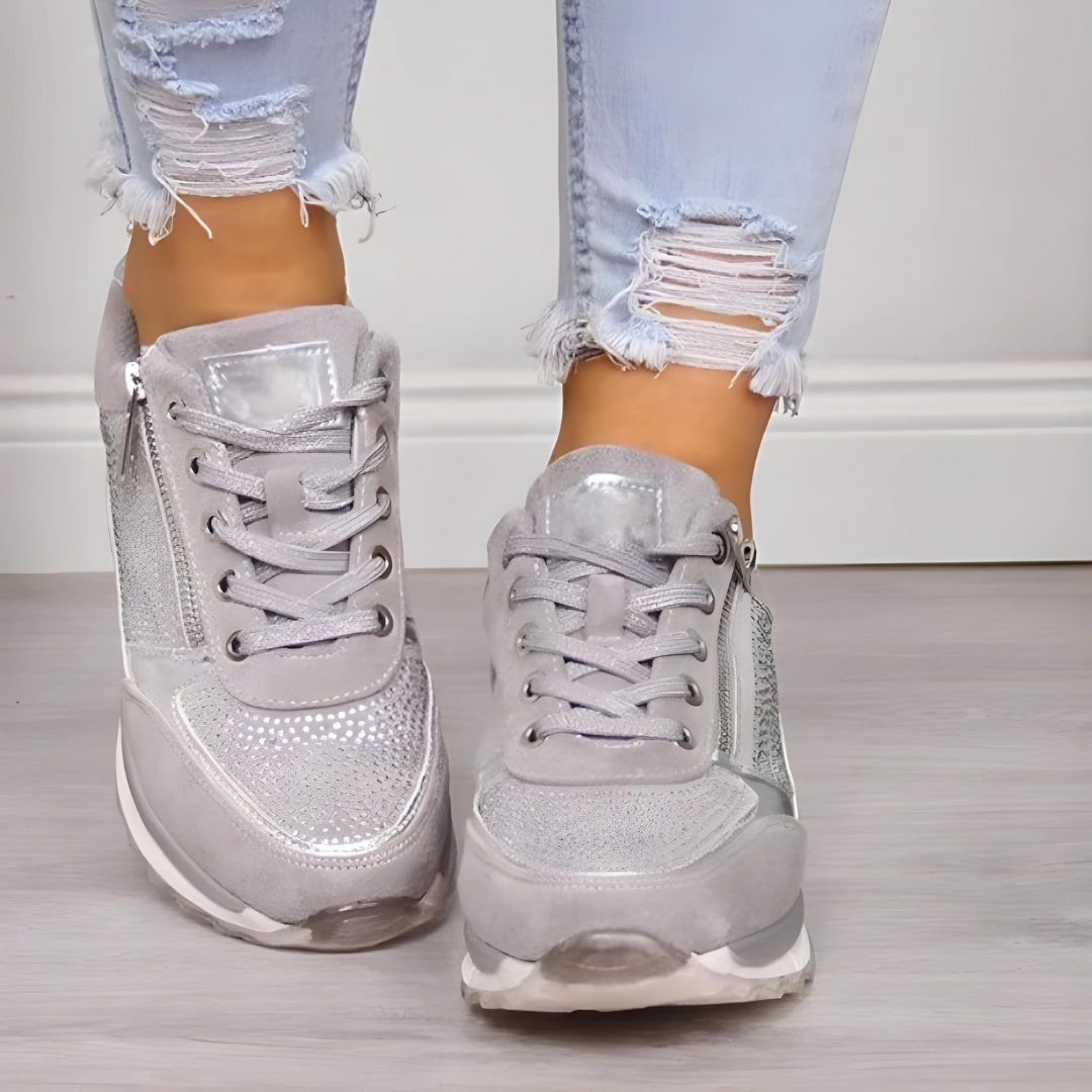 Sneaker mit Reißverschluss