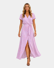 Aurélisse Kleid mit V-Ausschnitt