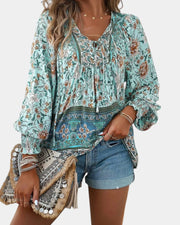 Jany Bluse mit Blumenmuster