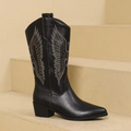 Westernstiefel mit Blockabsatz