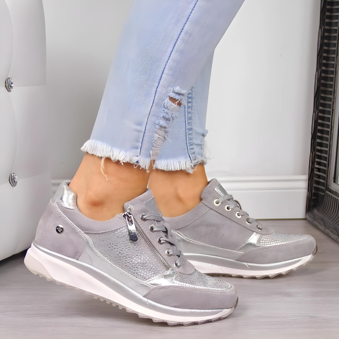 Sneaker mit Reißverschluss