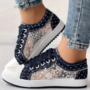Lotte | Elegante Damen-Sneaker mit floralen Details