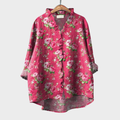 Leona | Oversized Leinen-Bluse