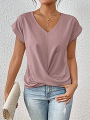 Sina | T-Shirt mit Sweetheart-Ausschnitt (1+1 GRATIS)
