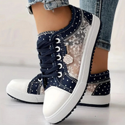 Lotte | Elegante Damen-Sneaker mit floralen Details