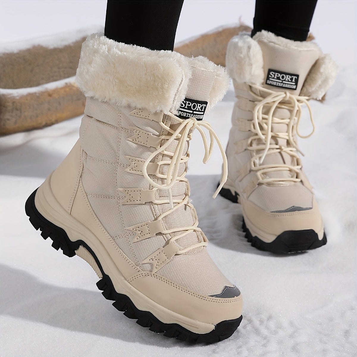 Stiefel mit Schnürung