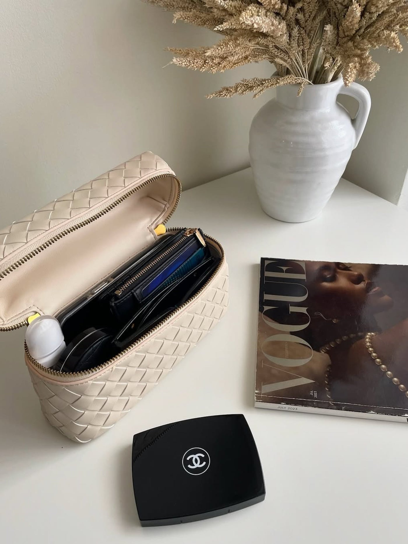 Julia | Strukturierte, geflochtene Tasche