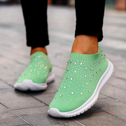 Sneaker mit Glitzerdetails