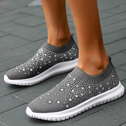 Sneaker mit Glitzerdetails