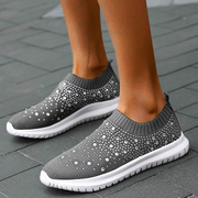 Sneaker mit Glitzerdetails