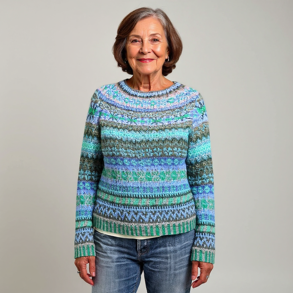 Bethany Pullover im Retro-Look