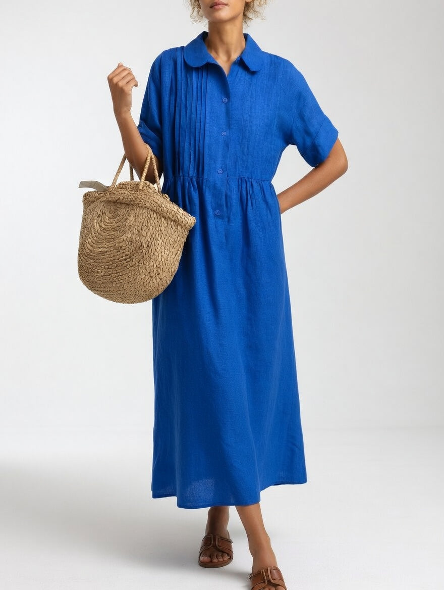 Lysandra | Leichtes und Sommerliches Hemdblusenkleid