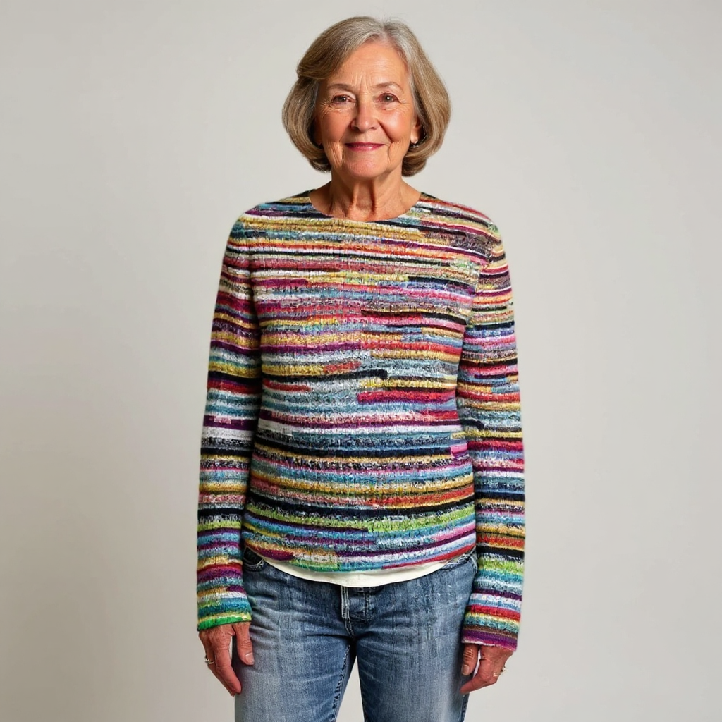 Brenda Pullover im Retro-Look