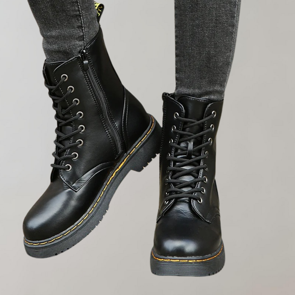 Stiefel mit Reißverschluss