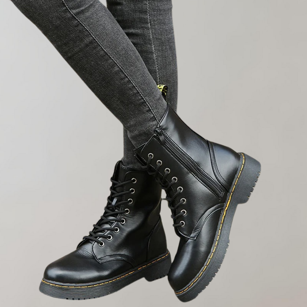 Stiefel mit Reißverschluss
