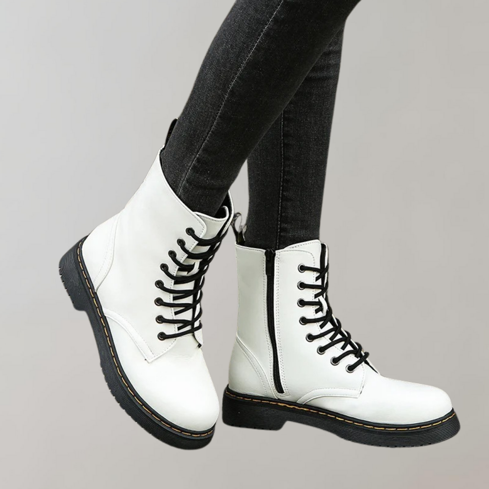 Stiefel mit Reißverschluss