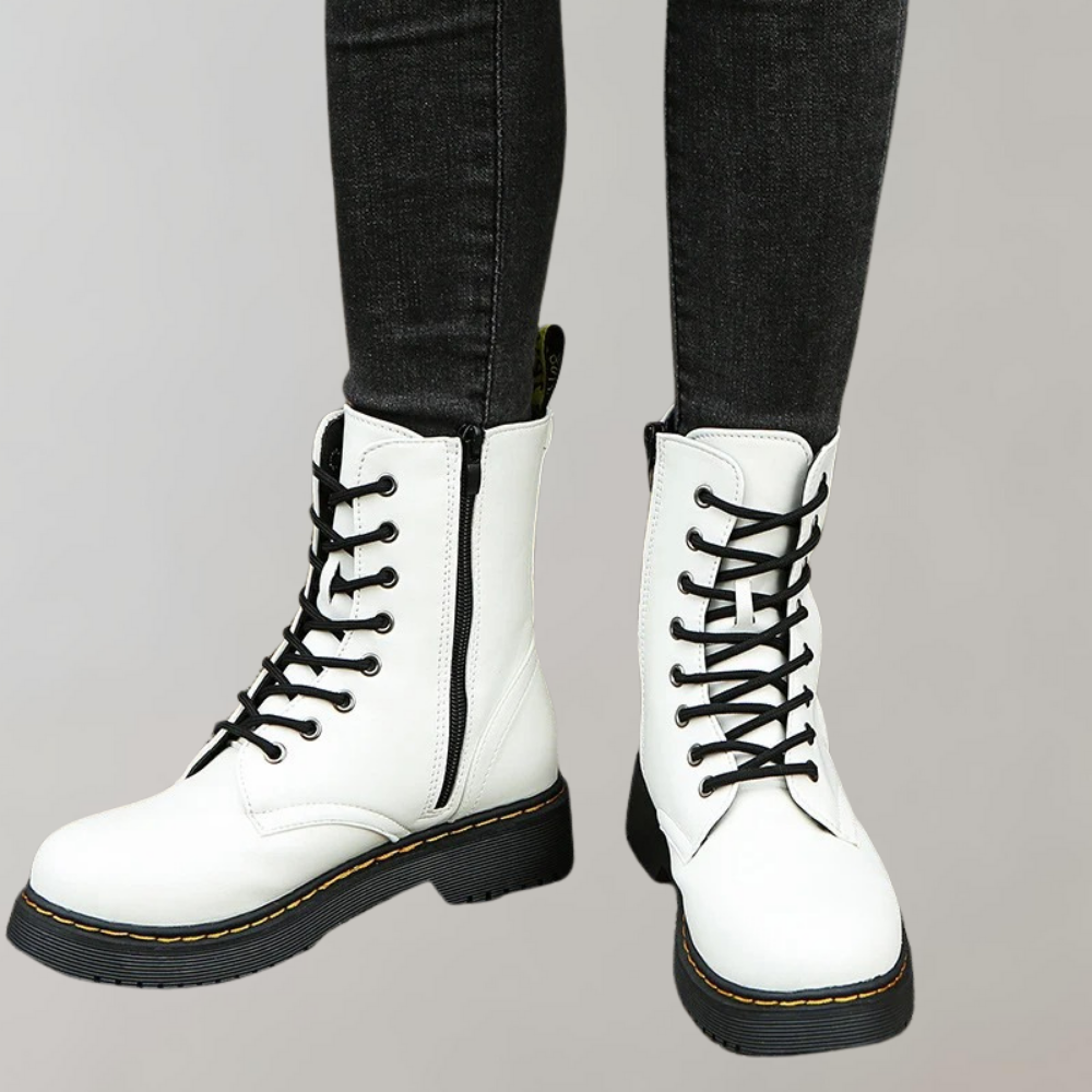 Stiefel mit Reißverschluss