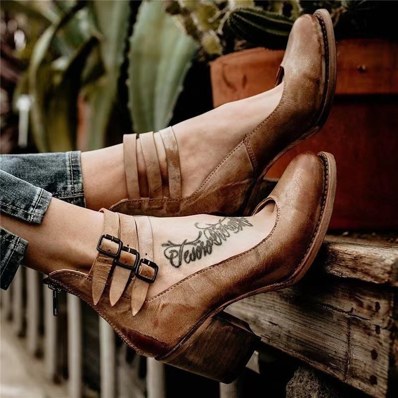 Pumps im Retro-Look