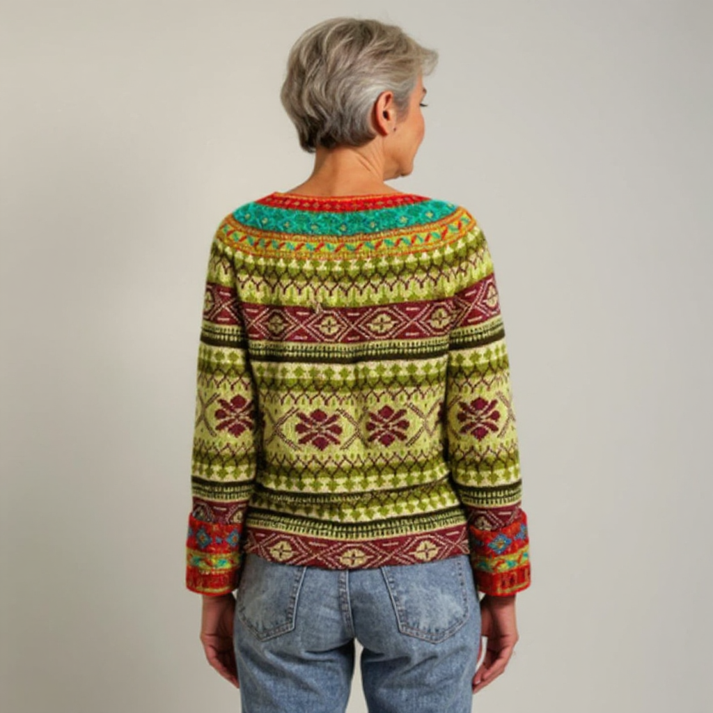 Caitlin Pullover im Retro-Look