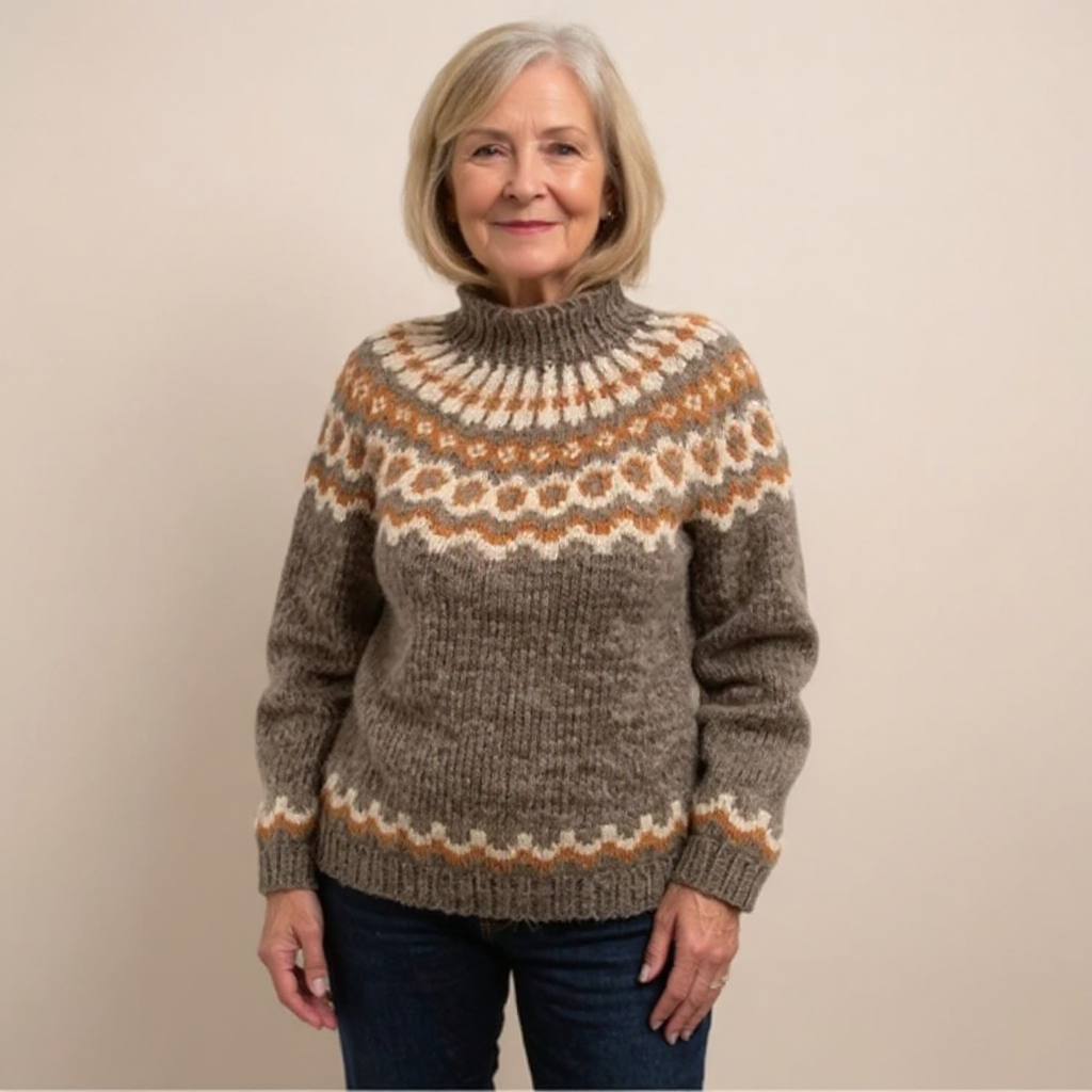 Carla Pullover im Retro-Look