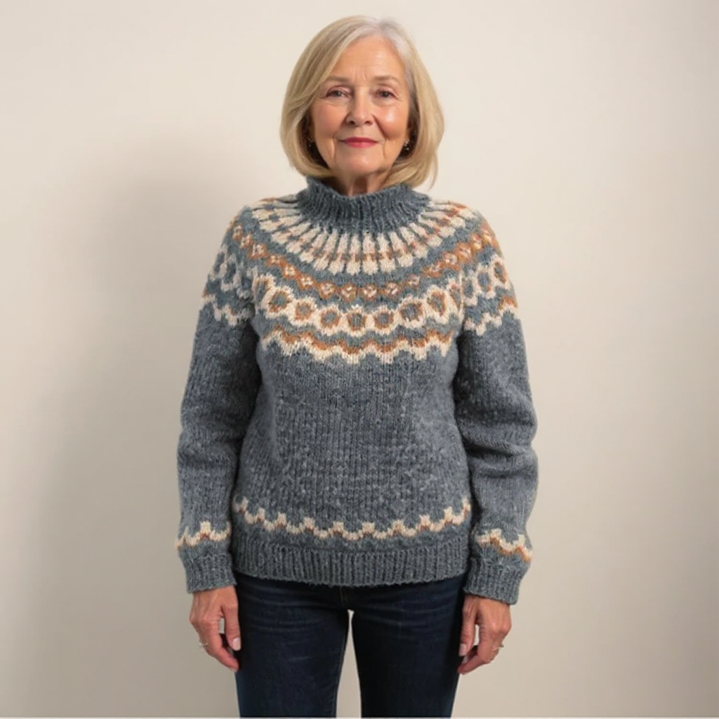 Carla Pullover im Retro-Look