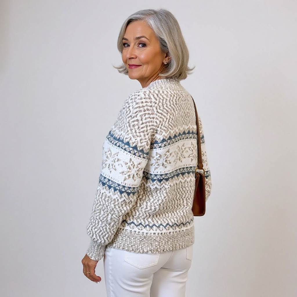 Caroline Pullover im Retro-Look
