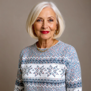 Caroline Pullover im Retro-Look