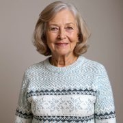 Caroline Pullover im Retro-Look