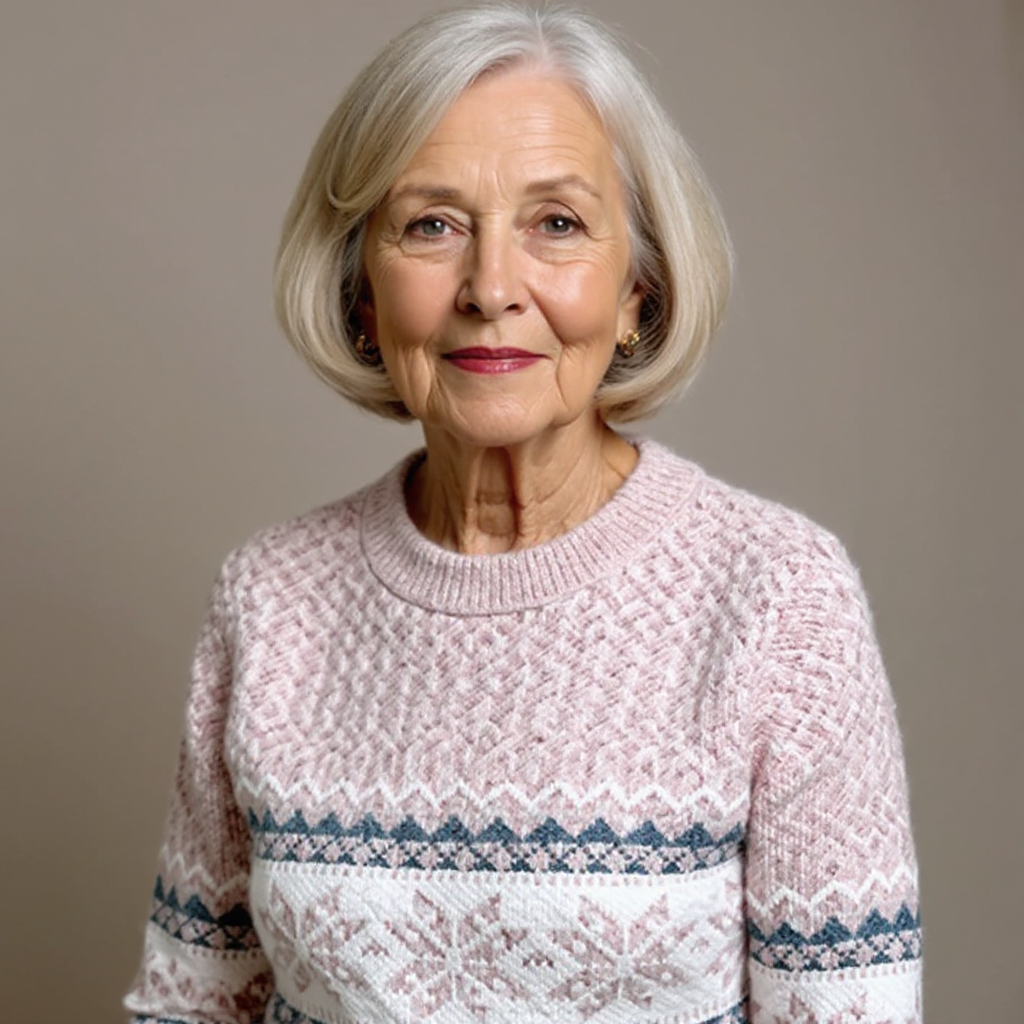 Caroline Pullover im Retro-Look