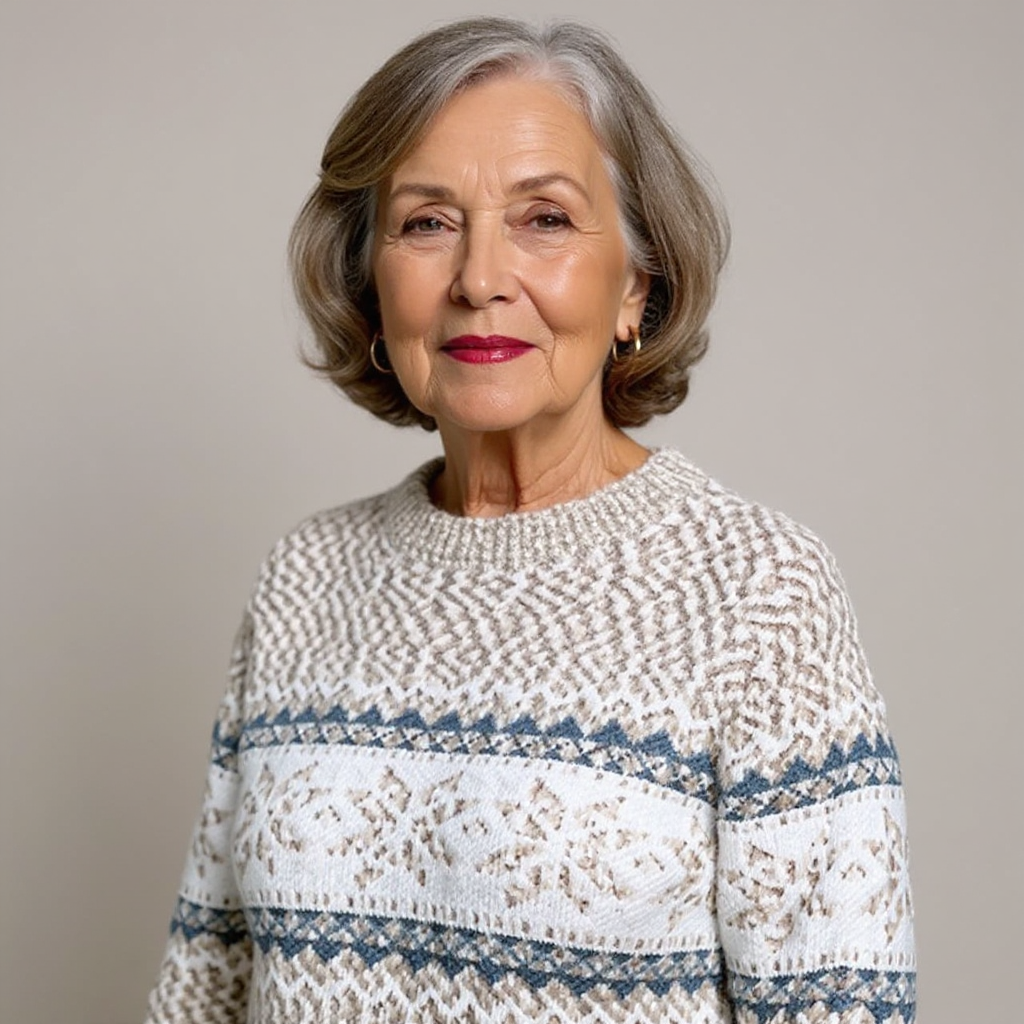 Caroline Pullover im Retro-Look