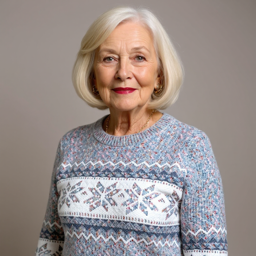 Caroline Pullover im Retro-Look