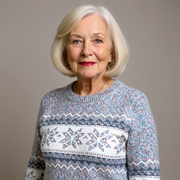 Caroline Pullover im Retro-Look