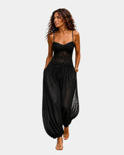 Zéphyrine Jumpsuit mit spitzer Zehenpartie