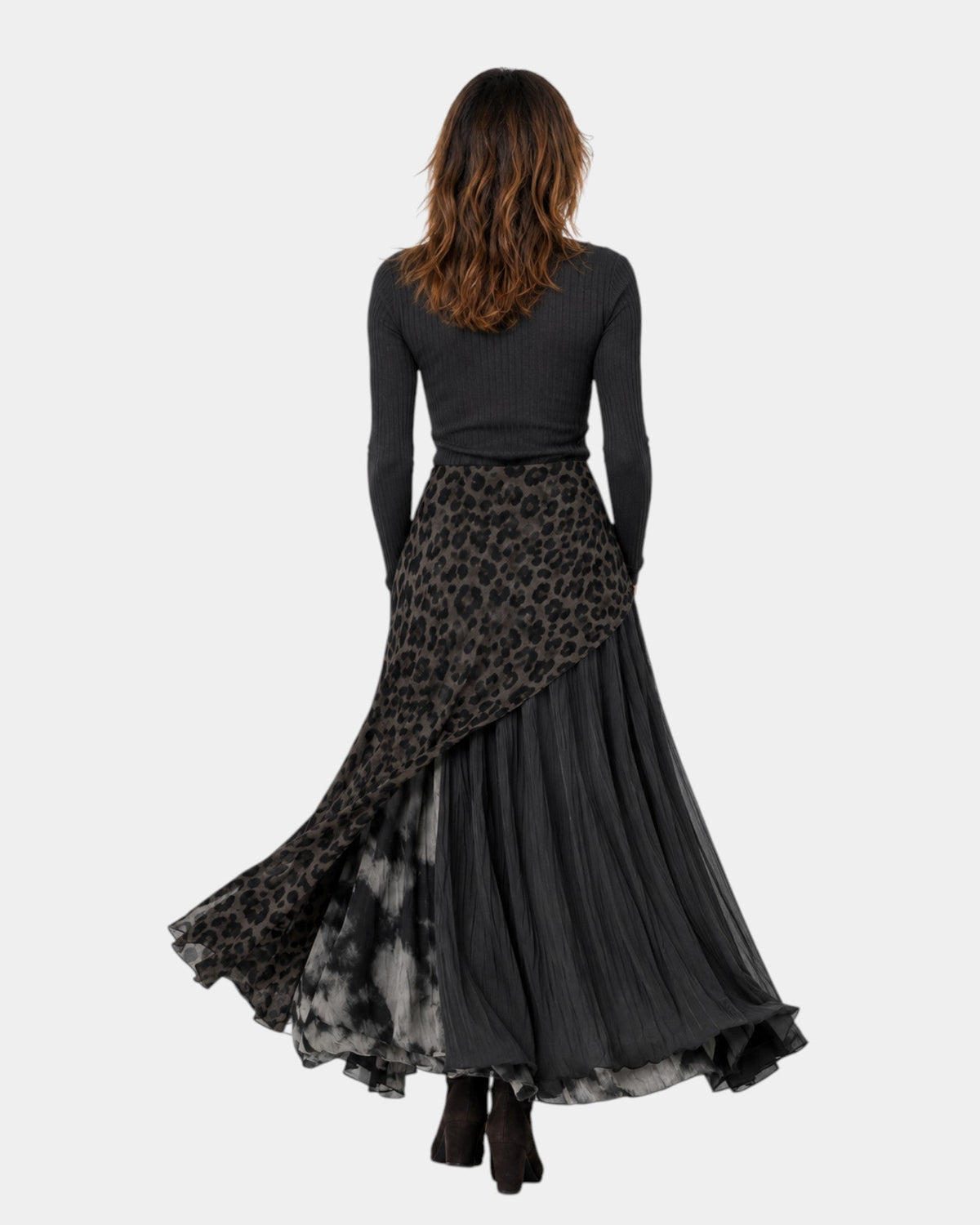 Nkem Kleid mit Leopardenmuster