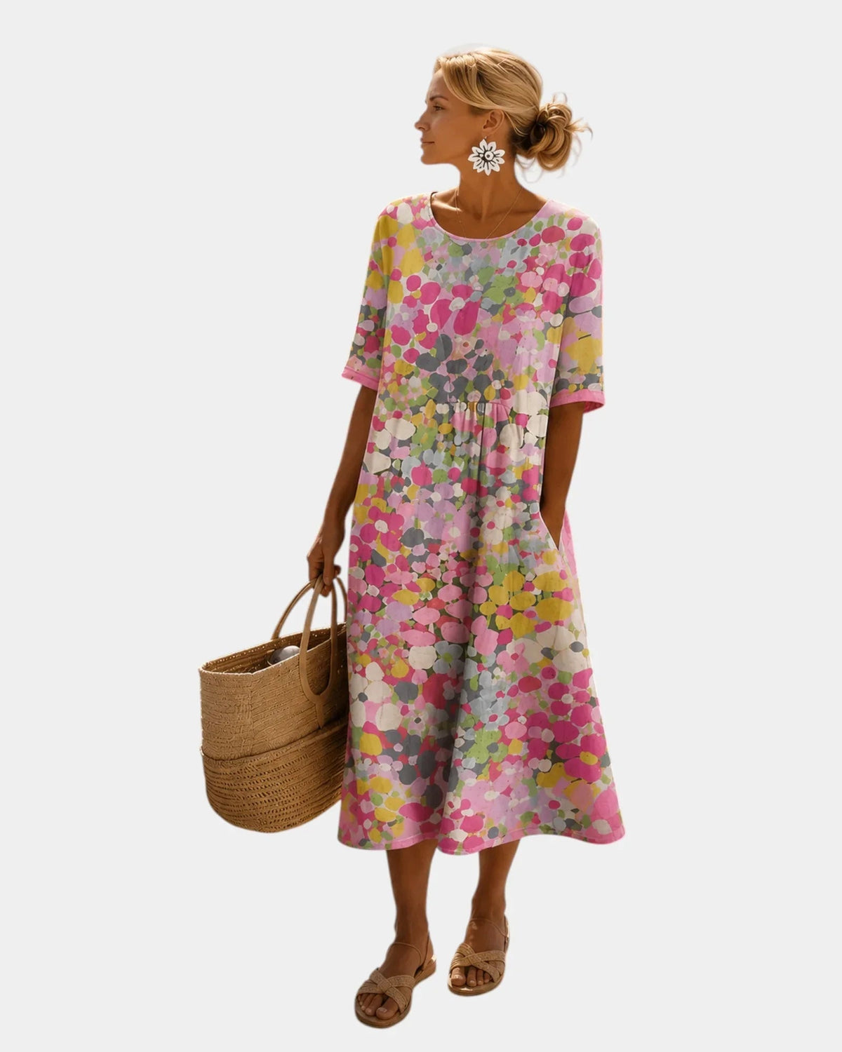 Liséa Kleid mit Blumenmuster