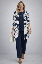 Margaret | Elegantes 3-teiliges Casual-Set