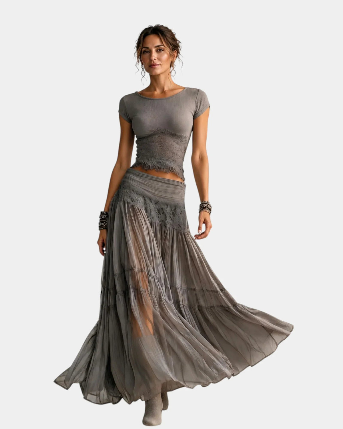 Emeline Set mit Spitzendetails
